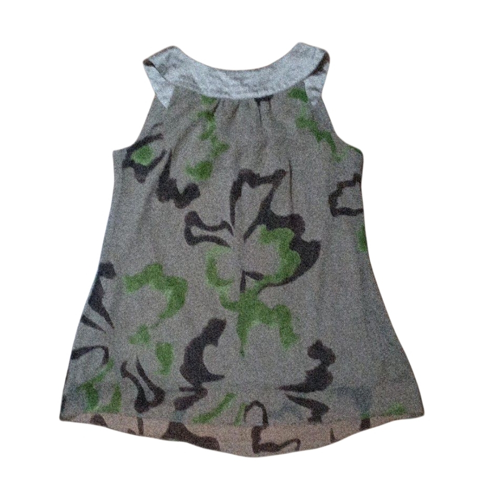 Jessica Women's Green And Tan Patterned Top - Picture 7 of 7